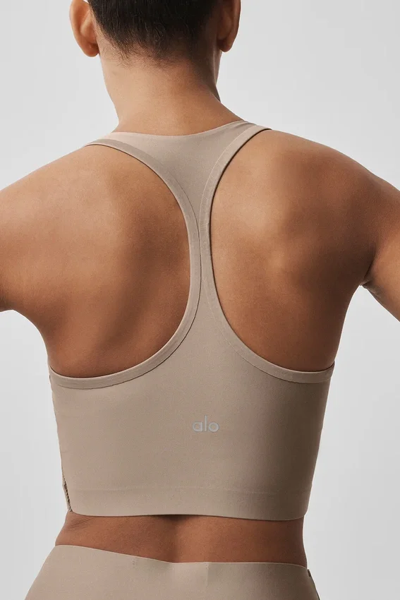 Camiseta de tirantes con sujetador Airlift Super Sleek - Grava