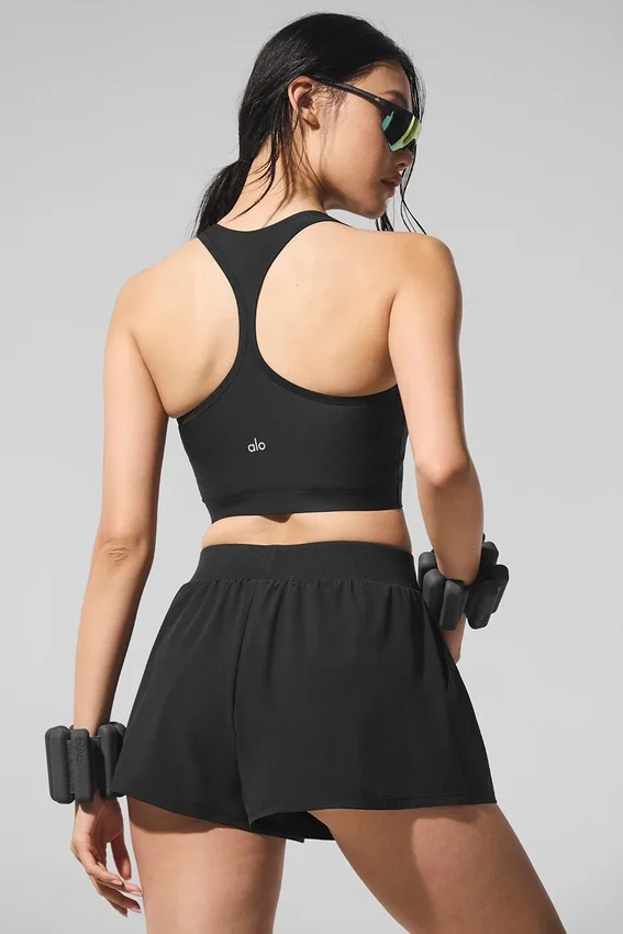 Camiseta de tirantes con sujetador Airlift Super Sleek - Negro