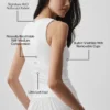 Camiseta de tirantes con sujetador integrado Alo Softsculpt No Nonsense - Blanco