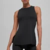 Camiseta de tirantes con sujetador integrado Alo Softsculpt Precision - Negro