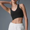 Camiseta de tirantes con sujetador integrado «Real Bra» - Negro