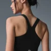 Camiseta de tirantes con sujetador integrado «Real Bra» - Negro