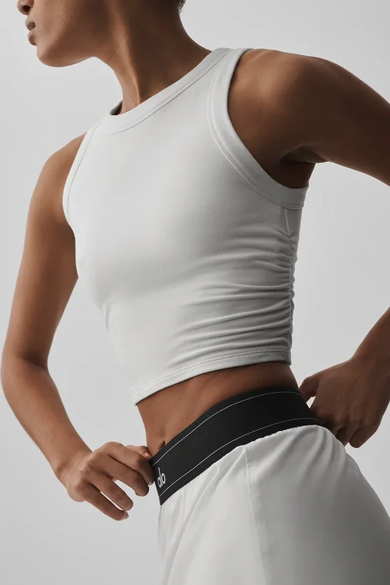 Camiseta de tirantes con sujetador Sway - Blanco