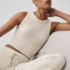 Camiseta de tirantes con sujetador Sway - Gris avena jaspeado