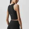 Camiseta de tirantes con sujetador Sway - Negro