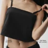 Camiseta de tirantes «Connection» corta — Negro
