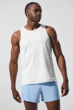 Camiseta de tirantes Conquer – Blanco