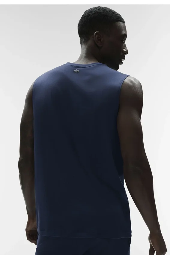 Camiseta de tirantes Conquer Muscle - Azul marino