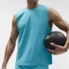Camiseta de tirantes Conquer Muscle - Blue Breeze