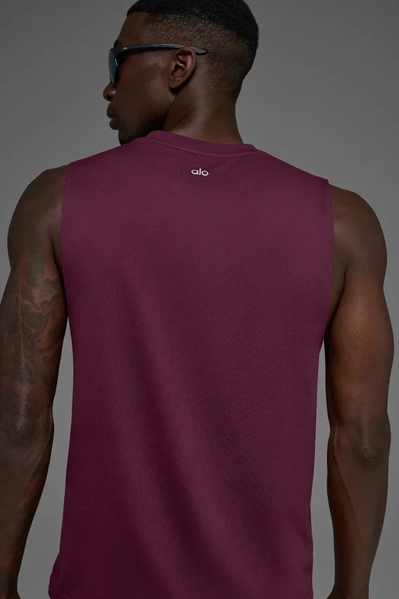 Camiseta de tirantes Conquer Muscle - Burdeos