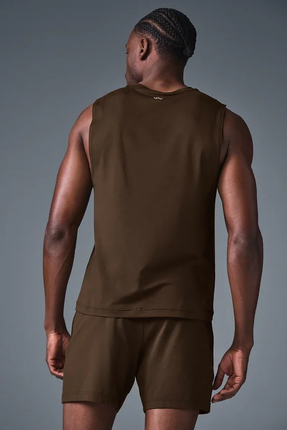 Camiseta de tirantes Conquer Muscle - Espresso