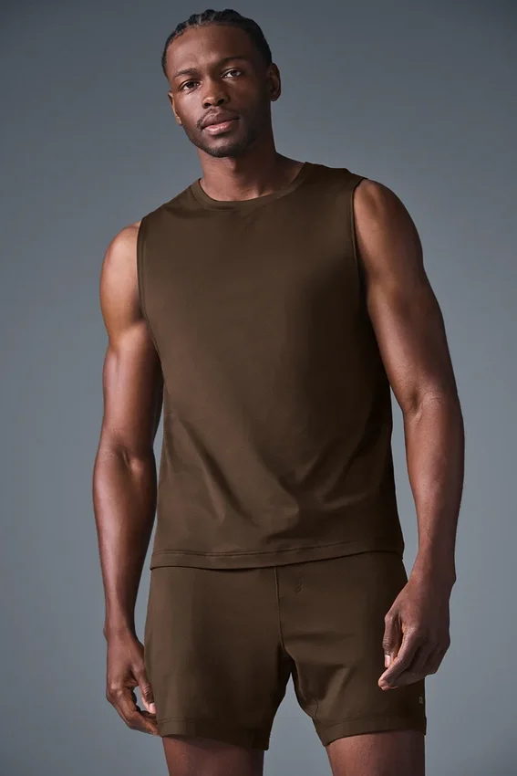 Camiseta de tirantes Conquer Muscle - Espresso