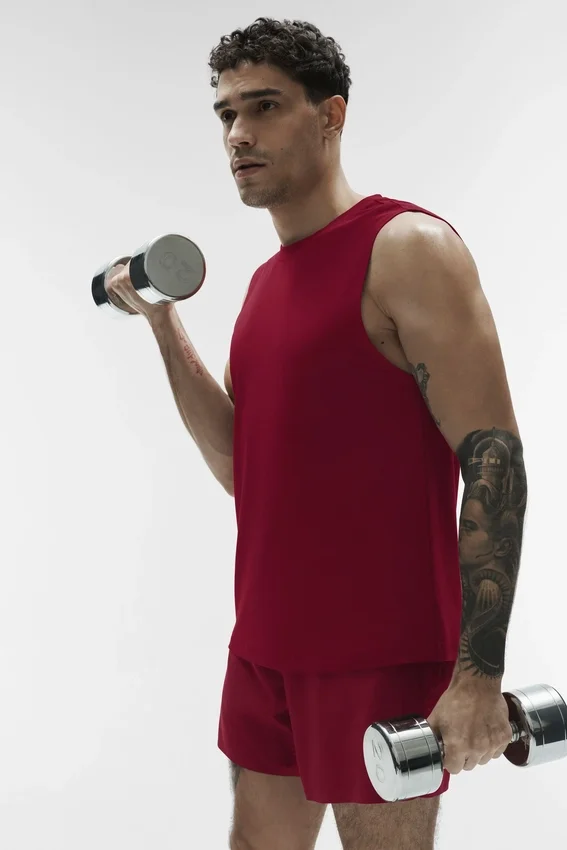 Camiseta de tirantes Conquer Muscle - Granate