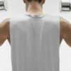 Camiseta de tirantes Conquer Muscle - Gris jaspeado deportivo