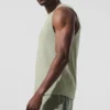 Camiseta de tirantes Conquer Muscle - Piedra caliza