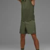 Camiseta de tirantes Conquer Muscle - Verde oliva