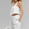 Camiseta de tirantes corta Dreamscape - Blanco