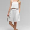 Camiseta de tirantes corta Dreamscape - Blanco