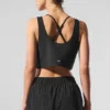 Camiseta de tirantes corta «Sport Star» - Negro