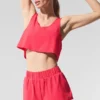 Camiseta de tirantes corta Sport Star - Rojo caramelo