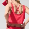 Camiseta de tirantes corta Sport Star - Rojo caramelo