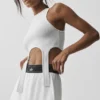 Camiseta de tirantes de Bienestar Rib Flaunt - Blanca