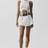 Camiseta de tirantes de Bienestar Rib Flaunt - Blanca