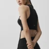 Camiseta de tirantes de Bienestar Rib Flaunt - Negro