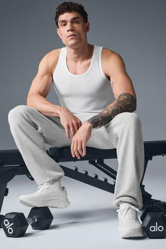 Camiseta de tirantes de modal acanalado para el día a día - Blanca