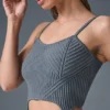 Camiseta de tirantes de punto vaquero - Gris acero/antracita