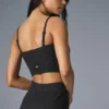 Camiseta de tirantes de punto vaquero - Negro/Antracita