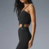 Camiseta de tirantes de punto vaquero - Negro/Antracita