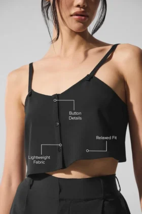 Camiseta de tirantes Dreamscape – Negro