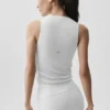 Camiseta de tirantes «En Pointe» de canalé - Blanco