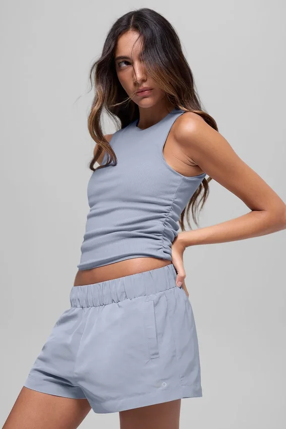 Camiseta de tirantes «En Pointe» de canalé - Escarcha invernal
