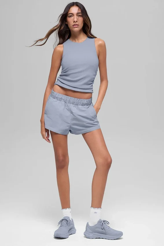 Camiseta de tirantes «En Pointe» de canalé - Escarcha invernal