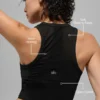 Camiseta de tirantes Front Runner de malla - Negro