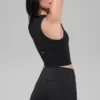 Camiseta de tirantes «Goddess Ribbed Go-To» - Negro