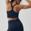 Camiseta de tirantes sin costuras con canalé «Favorite Bra» - Azul marino