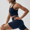 Camiseta de tirantes sin costuras con canalé «Favorite Bra» - Azul marino