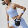 Camiseta de tirantes sin costuras con canalé «Favorite Bra» - Azul Provenza claro