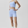 Camiseta de tirantes sin costuras con canalé «Favorite Bra» - Azul Provenza claro