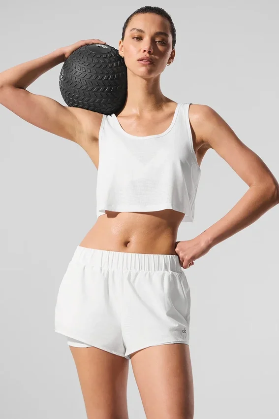 Camiseta de tirantes Sport Star corta - Blanco