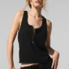 Camiseta de tirantes tipo Henley «Supernatural» - Negro