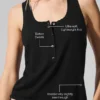Camiseta de tirantes tipo Henley «Supernatural» - Negro