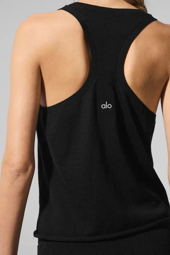 Camiseta de tirantes tipo Henley «Supernatural» - Negro