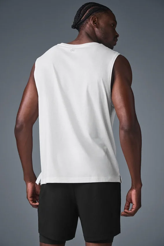Camiseta de tirantes Triumph Muscle — Blanca