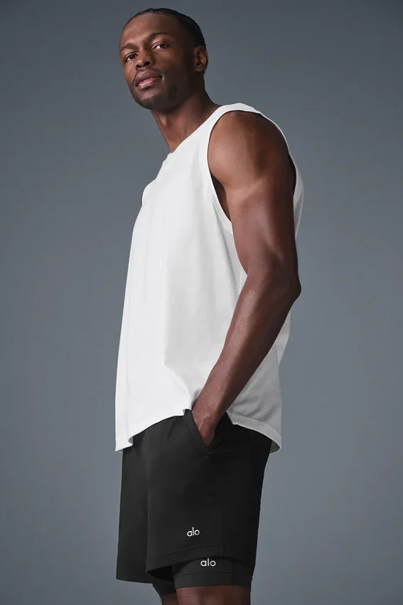 Camiseta de tirantes Triumph Muscle — Blanca