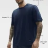 Camiseta Essential de manga corta estilo urbano - Azul marino