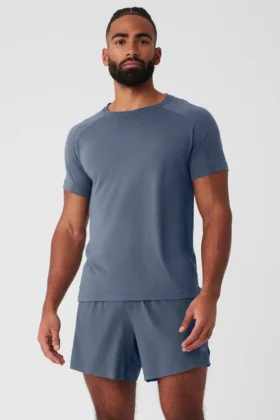 Camiseta raglán Triumph - Bluestone